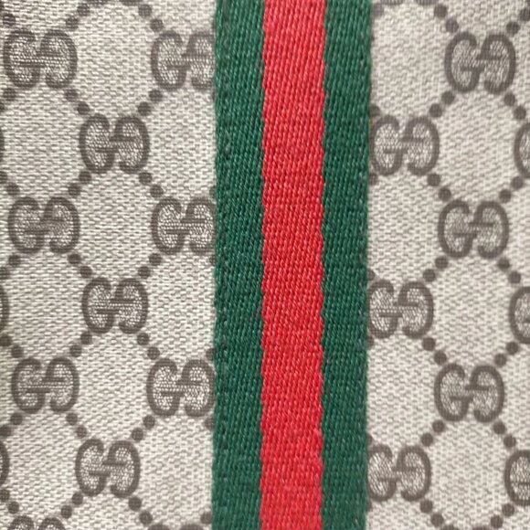 Gucci Vintage Clutch Bag Sherry Line Brown PVC mon236-100625 - Picture 9 of 16